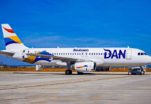 DAN AIR, compania aeriană 100% românească operează zboruri la cererea unei agenții de turism din Israel.