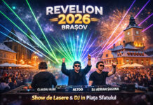 Revelion 2026 la Brașov: DJ, muzică live și spectacol de lasere în Piața Sfatului