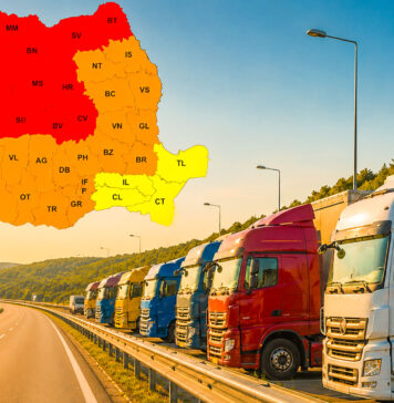 CNAIR interzice circulația camioanelor de peste 7,5 tone în 16 județe din cauza caniculei