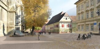 Curtea Bisericii Negre intră într-o nouă etapă de amenajare. Investiția depășește 25,7 milioane de lei Curtea Bisericii Negre din Brașov, înainte de lucrările de restaurare și amenajare
